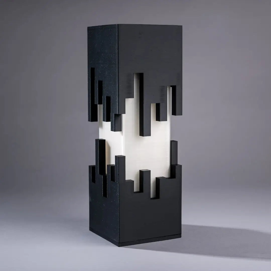 Lampe Design Géométrique Noir & Blanc – Édition Minimaliste